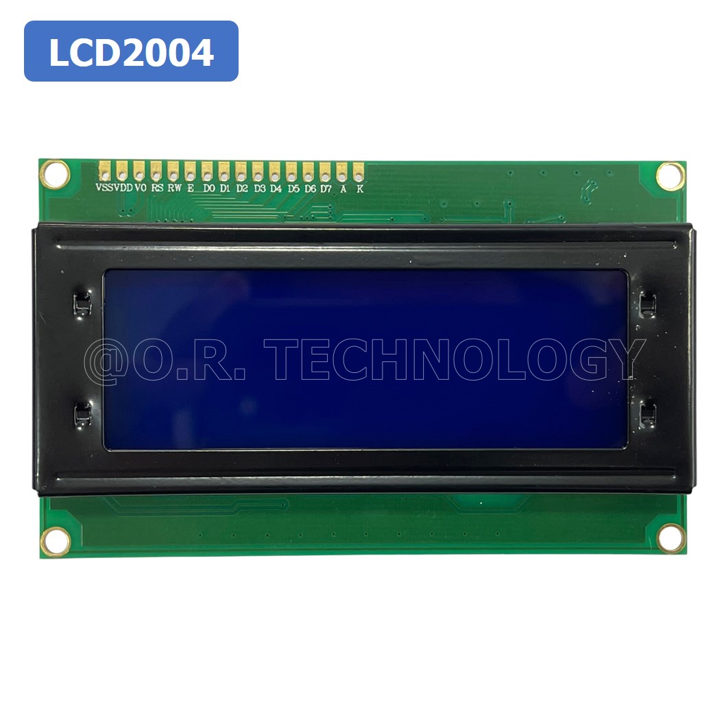 (1ชิ้น) AA015 โมดูลจอแสดงผล LCD2004 Blue Backlight จอแสดงผล หน้าจอ LCD Module