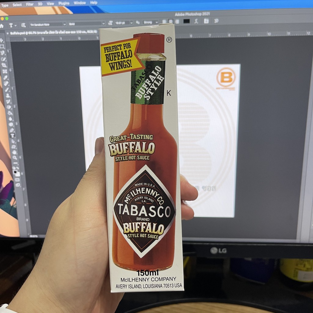 ทาบาสโค บัฟฟาโล่ สไตล์ ฮอต ซอส 150 มล. Tabasco Baffalo Style Hot Sauce 150 ml.