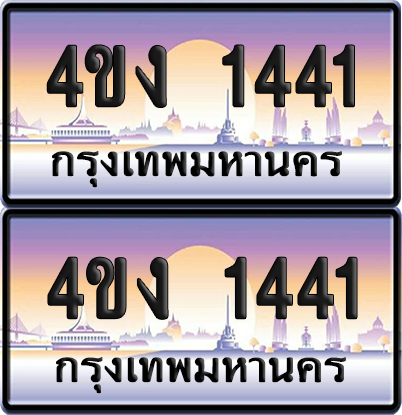 ทะเบียน 1441 ป้ายประมูล 4ขง 1441 (6)