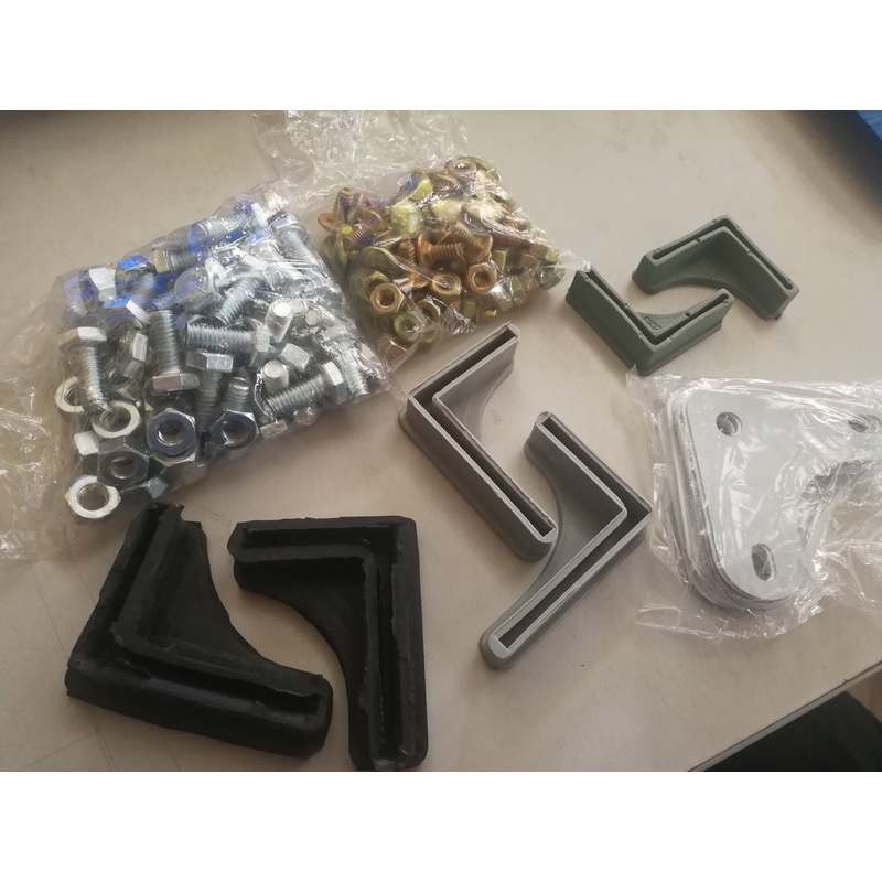 เหล็กฉากทำชั้น หน้า 1.5"x1.5" หนา 2.0 มม มอก.(ราคารวมแวท) สีเทา ยาว 3 เมตร เหล็กฉาก ชั้นวางของ เหล็กฉากเจาะรู