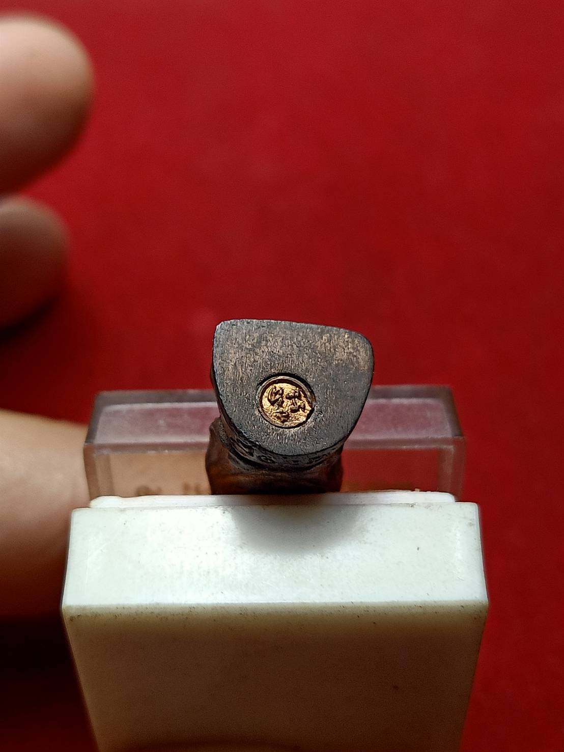 รูปหล่อพระสมเด็จโต ฉลองกำแพง วัดรวกสุทธาราม กรุงเทพ ปี 2518 พร้อมกล่องเดิม (SKU-08382)