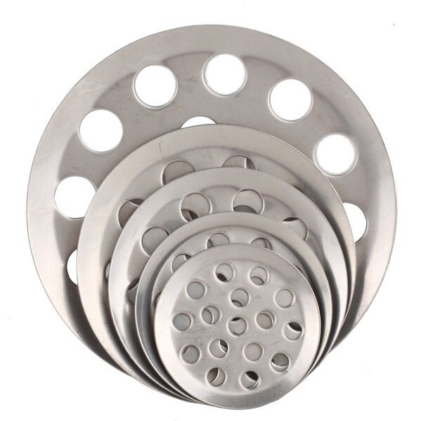 ตะแกรงน้ำทิ้งแสตนเลส ขนาด 1.5", 2" ,2.1/2" ,3" ,4" ตะแกรง ตะแกรงกันเศษผม ตะแกรงป้องกันผม ลงท่อระบายน้ำ