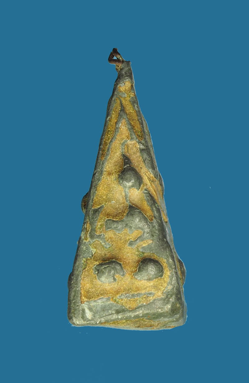 *30795 พระพรหมสี่หน้า หลวงพ่อดำ วัดกุฏี ปราจีนบุรี เนื้อชินตะกั่ว ลงบรอนซ์ 13