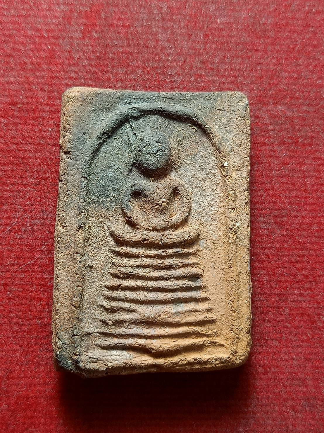 สมเด็จเนื้อดิน หลังเจดีย์ ไม่ทราบที่ (SKU-13238)