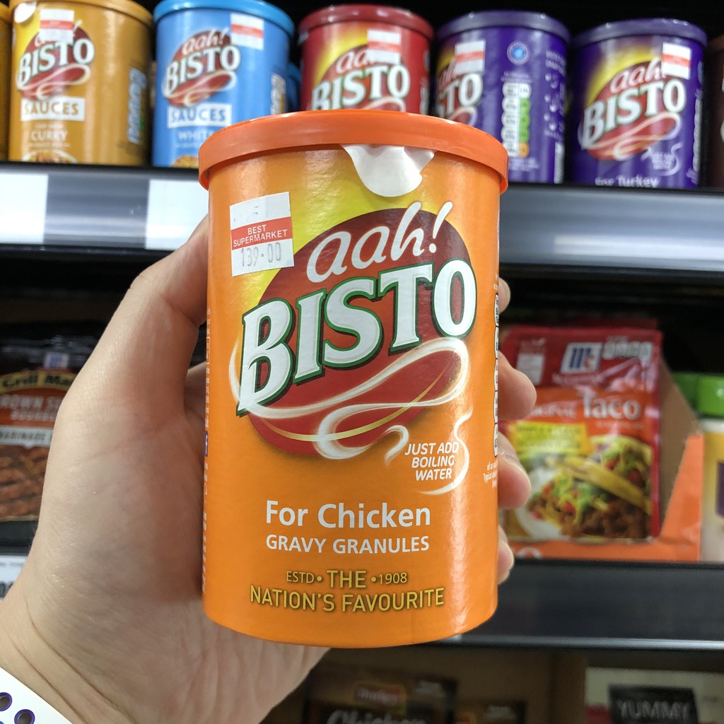 บิสโต ซอสผงปรุงรสน้ำเกรวี่ รสไก่ Bisto For Chicken Gravy Granules 170 g.