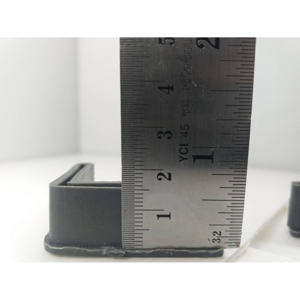 ที่รองเหล็กฉาก PVC (แพ็คละ 10 อัน)(ราคารวมแวท) พลาสติก ยาง ยางรองขาเหล็กฉาก