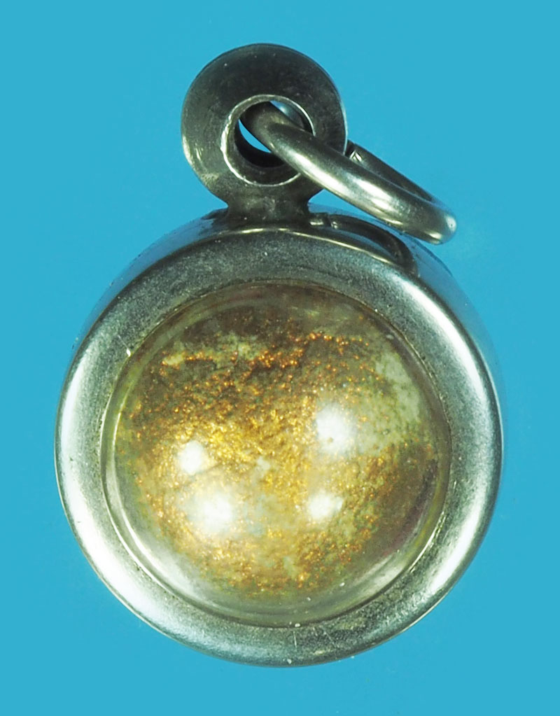 ขายแล้ว*38354 ลูกอมทาบรอนซ์ พอมีอายุ เลี่ยมสแตนเลส ไม่ทราบที่และปีสร้าง 12