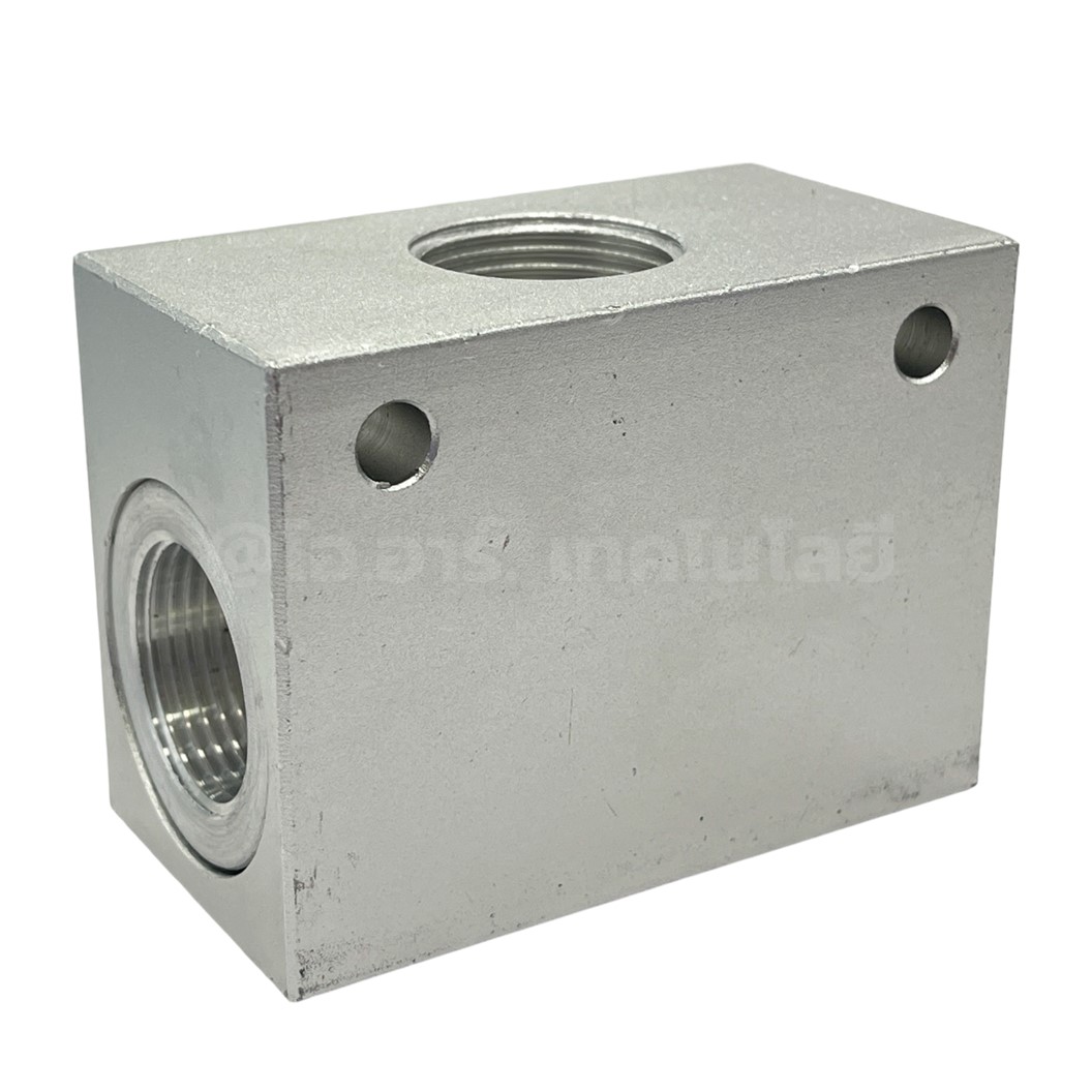 KS-20 G3/4“ ชัตเทิลวาล์ว วาล์วกันกลับสองทาง Shuttle Valve / Or Gate 0.1-0.8MPa วาล์วลม 2ทาง KS-20 ST-20 KV-20 วาล์วลมเดี่ยว