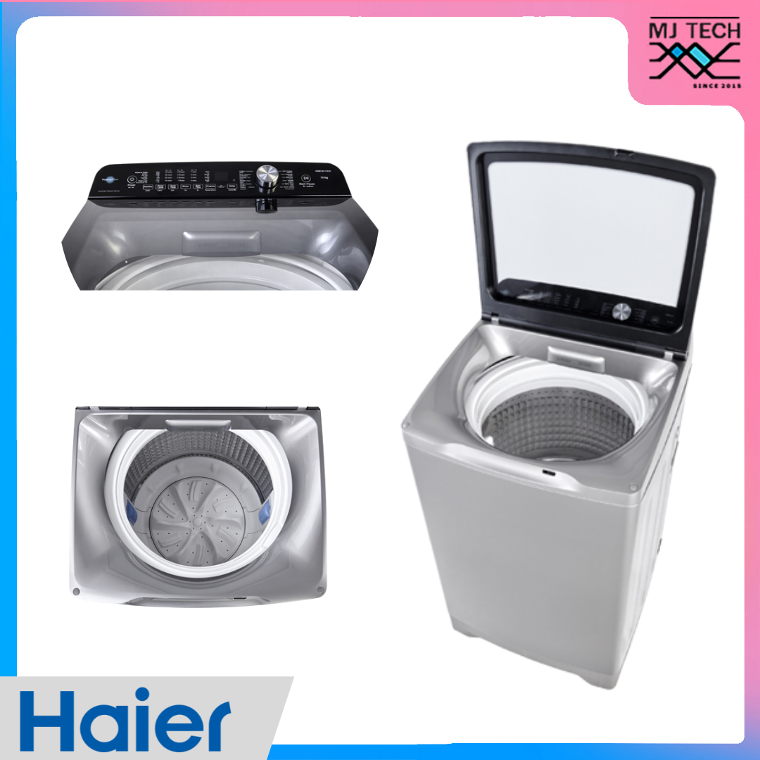 Haier เครื่องซักผ้าฝาบน Inverter ความจุ 14 กก. รุ่น HWM140-1701D