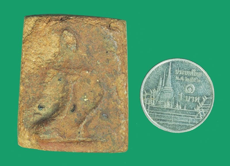 *32741 พระแผงสิบชาติ ตัดเดียว เนื้อดิน สมัยอยุธยา 50