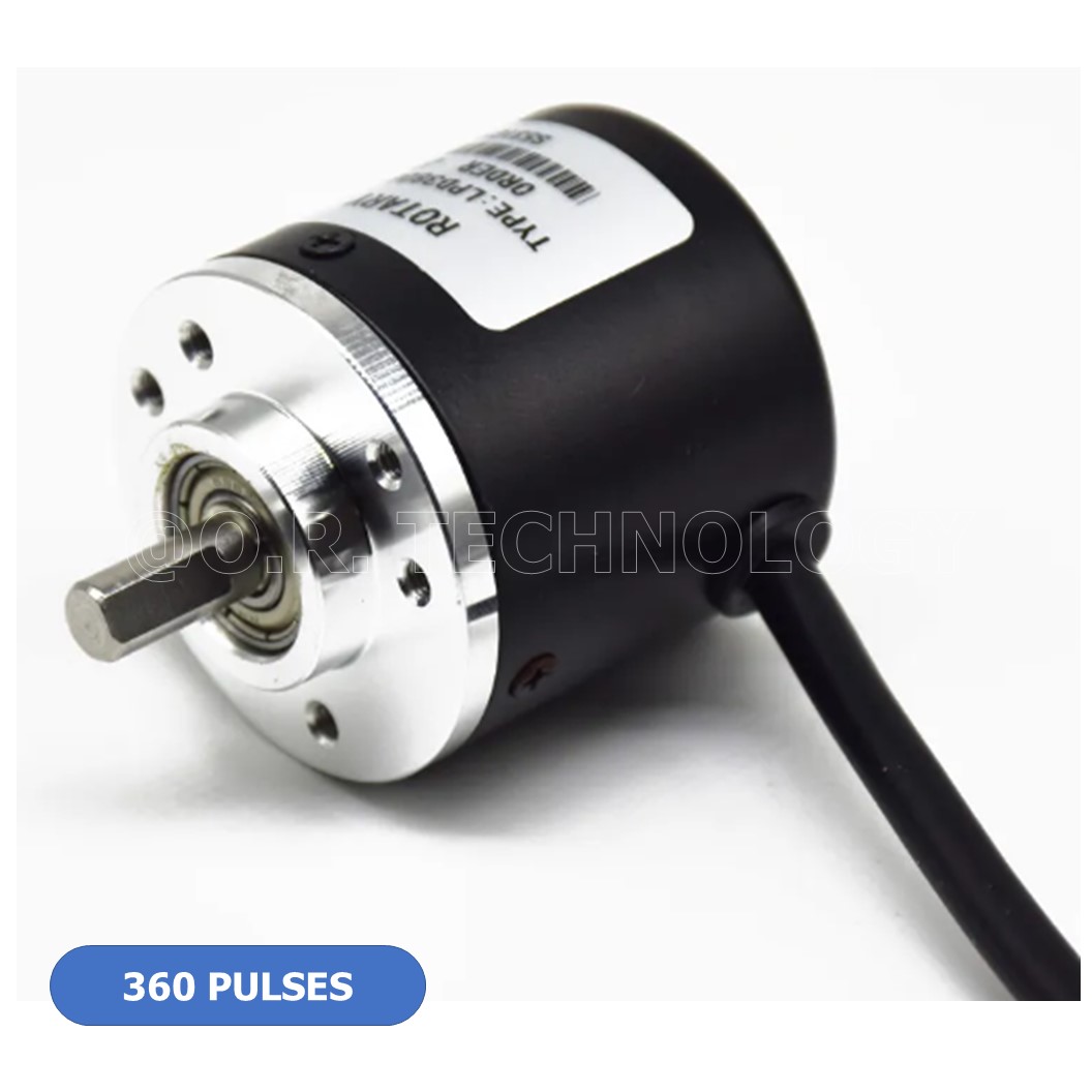 ND078 โรตารี่ เอ็นโค้ดเดอร์ DC5-24V 360 Pulses Incremental Photoelectric Rotary Encoder E38S6G5-360B-G24N 360P/R