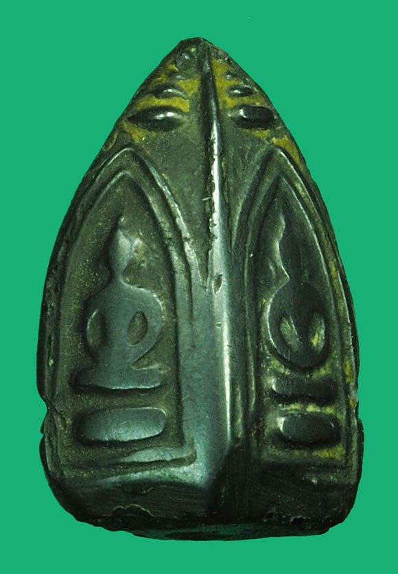 ขายแล้ว*40156 พระพรหมสี่หน้า หลวงพ่ออี๋ วัดสัตหีบ ชลบุรี ปี 2484 เนื้ือเมฆพัทธ 8