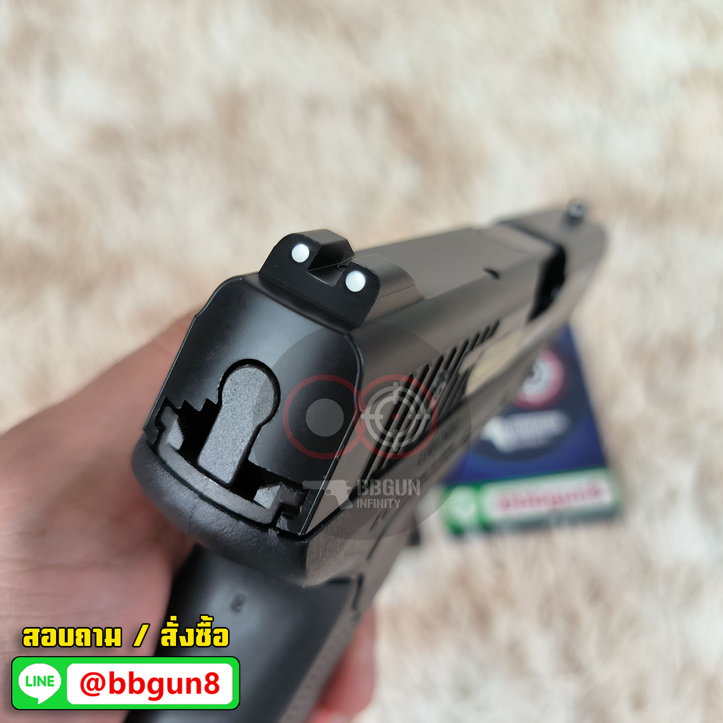 KWC Taurus PT24/7 (DX Edition) Spring Powered Pistol ปืนอัดลมสปริง ชักยิงทีละนัด งานไต้หวันคุณภาพสูง (รุ่นพิเศษ Full-Marking)