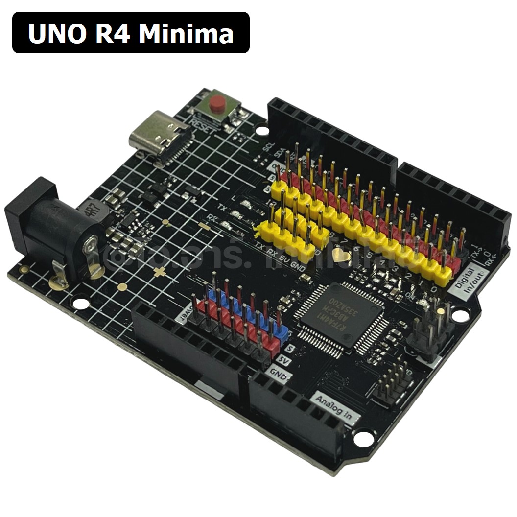 บอร์ดอาร์ดูโน่ Arduino UNO R4 Minima Chinese Version (Black Edition)