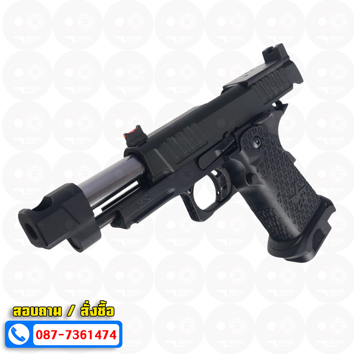 บีบีกันอัดแก๊ส ARMY R612-4 EMG Staccato C2 Comp 2011 VIP Grip BB GUN