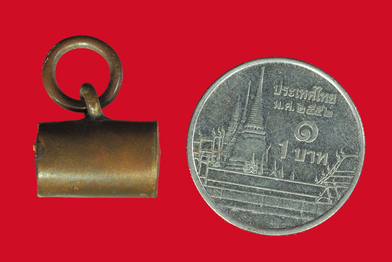 *33152 ตะกรุดทองเเดง เก่าไม่ทราบที่และปีสร้าง 12