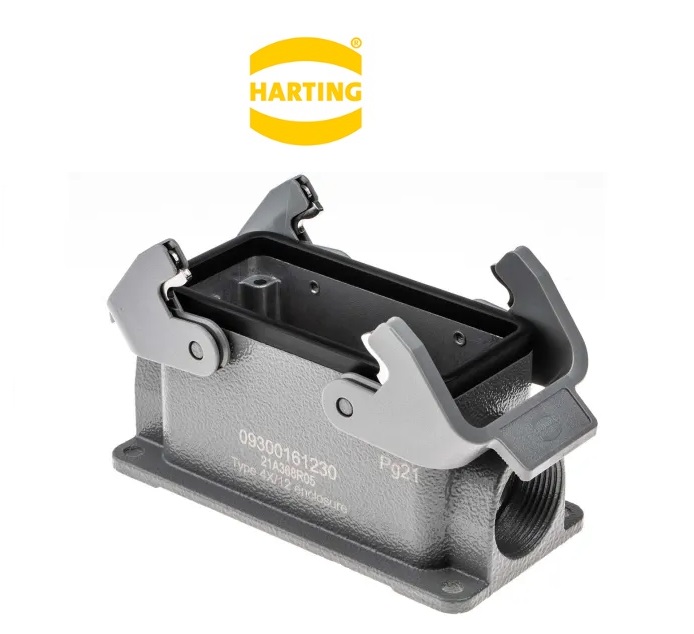 09300161230 HARTING Han B Base Surface LC 2 Levers 1 En
