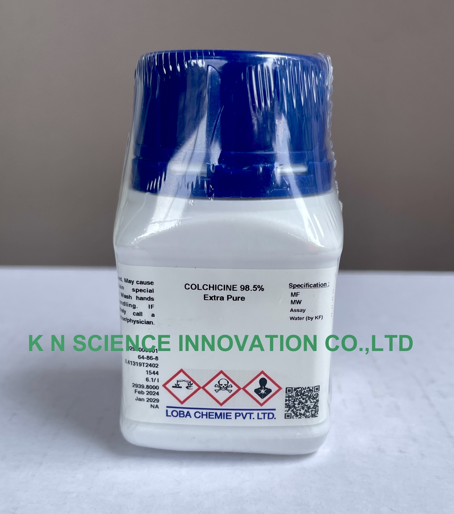 Colchicine, 98.50%,Extra Pure, 1 g , Loba **สินค้าควบคุม สอบถามเพิ่มเติม** 0291000001