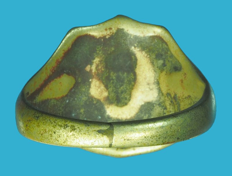 *39863 แหวนหลวงพ่อพริ้ง วัดโบสถ์โก่งธนู ลพบุรี เนื้ออัลปาก้า 69