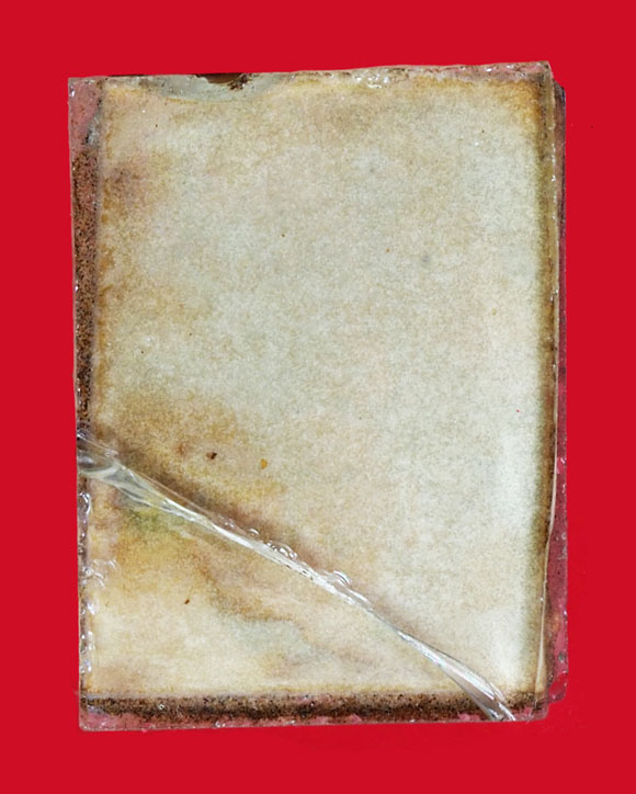 *35331 รูปถ่ายสังฆาฏิดำ หลวงปุ่ยิ้ม วัดเจ้าเจ็ด อยุธยา ปี 2502 (หลวงพ่อจง วัดหน้าต่างนอก ปลุกเสก) 50