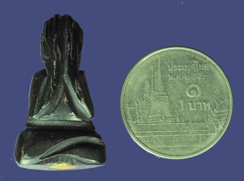 ขายแล้ว*39645 พระปิดตา เขาควายแกะอุดกริ่ง พอมีอายุ ไม่ทราบที่และปีสร้าง 12