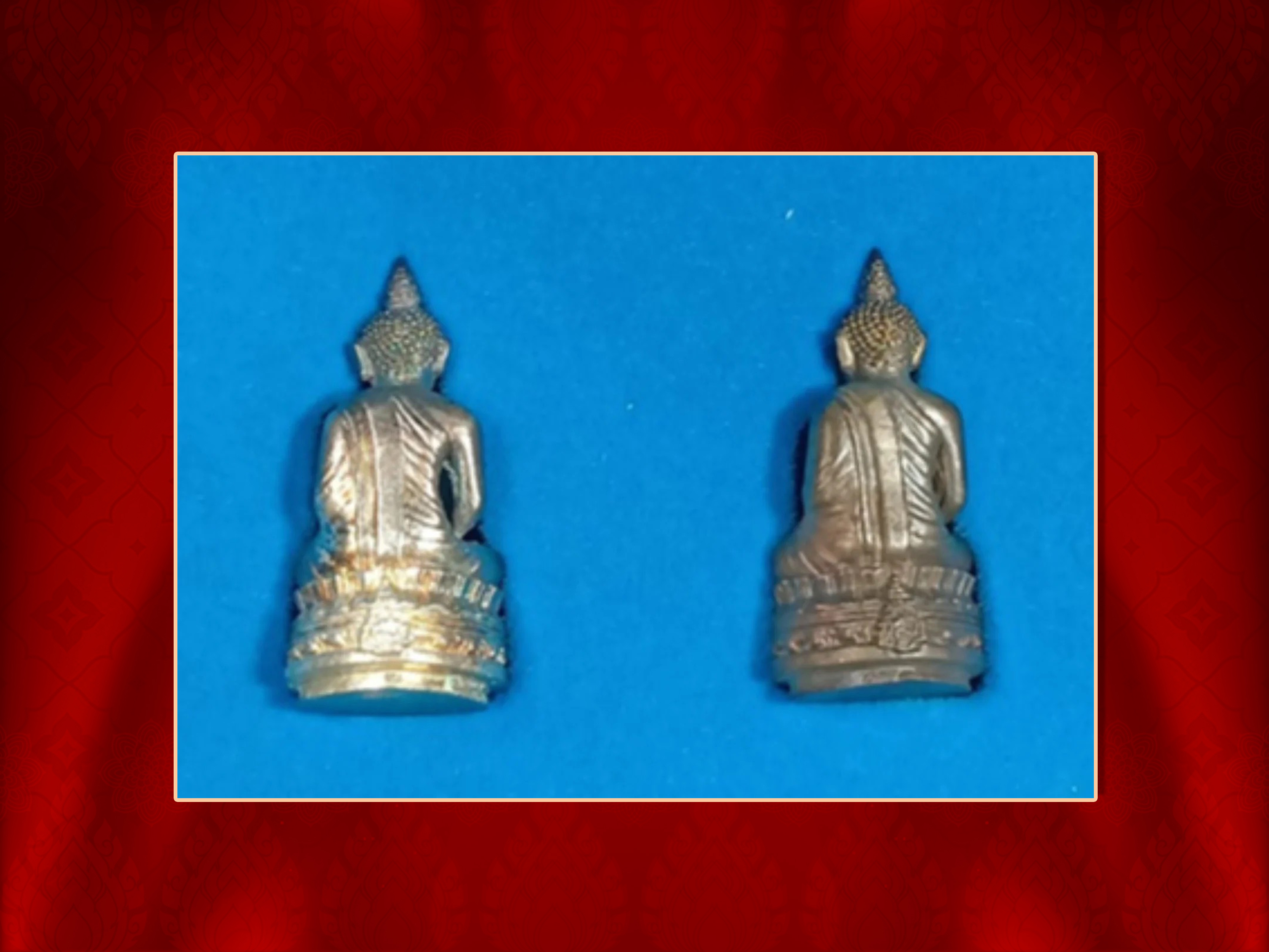 กริ่งนิรันตราย ญสส. เนื้อเงิน+เนื้อนวะปี 2535 วัดบวรนิเวศ ด้านหลังตอกโค๊ต ญสส. กล่องครับ งามและหายากสุด ๆ ครับ