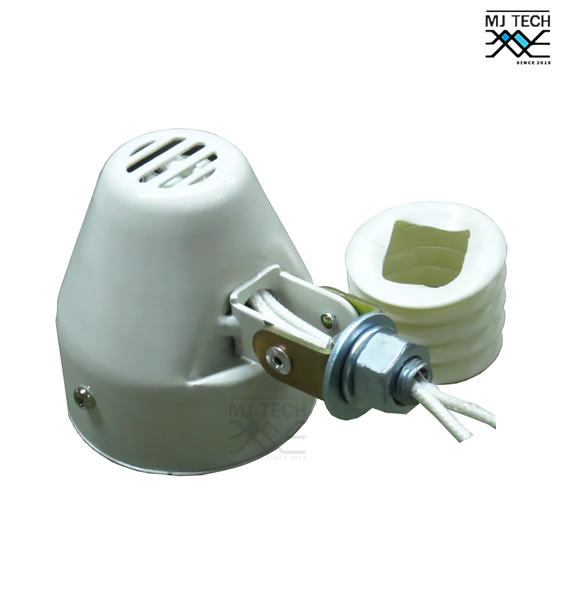 อะไหล่หัวหลอดไฟ ไฟฉุกเฉิน Warm White 12V 10W พร้อมขาและน๊อตยึด