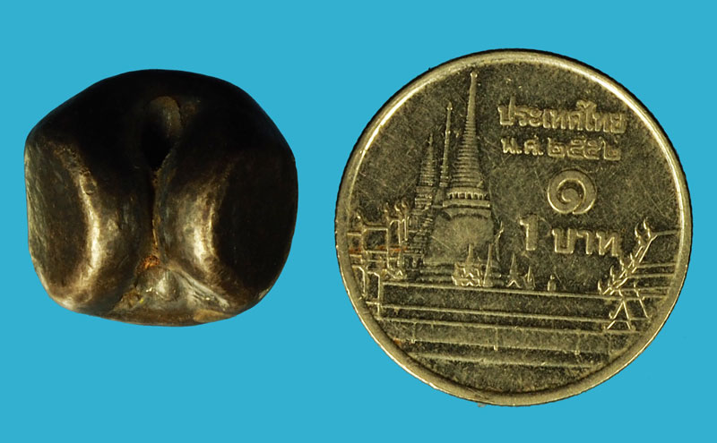 *36954 เงินพดด้วงสมัยรัตนโกสินทร์ (ตราพระแสงจักร) หนัก 1 บาท เนื้อเงิน 10.1