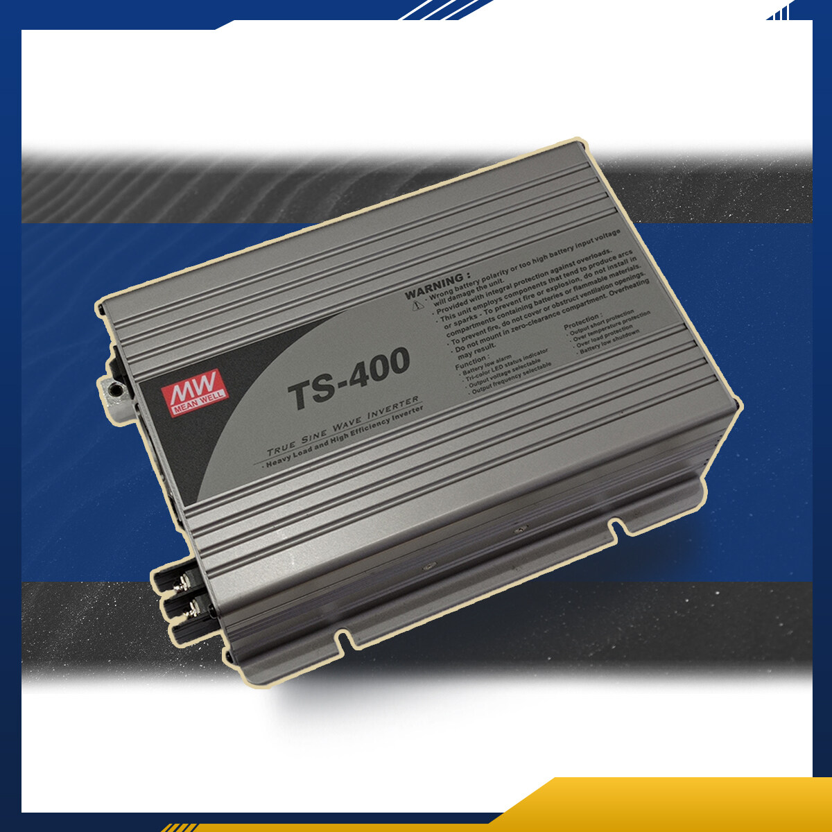 MEAN WELL DC-AC Power Inverter TS-400-248B 400W Pure Sine Wave