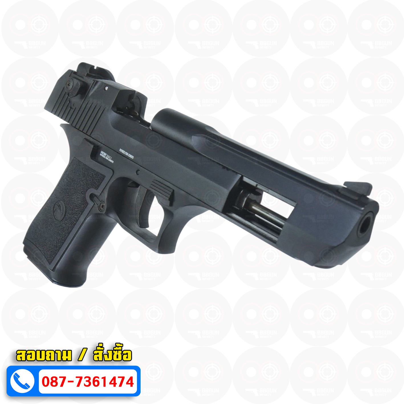 แบลงค์กัน RETAY EAGLE X Desert Eagle สีดำ Black BLANK GUN