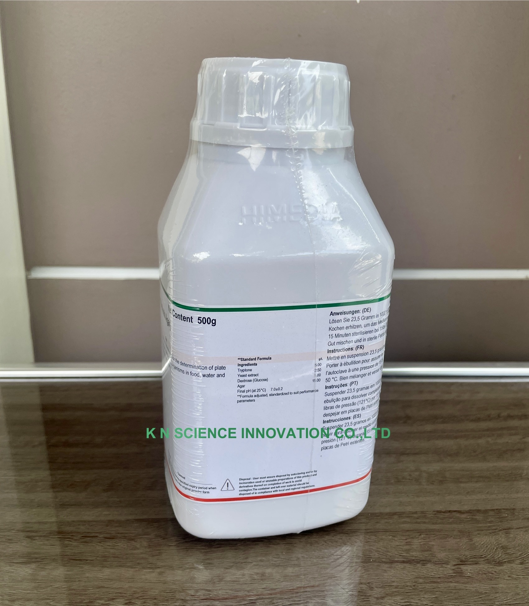 PLATE COUNT AGAR (Standard Methods Agar) 500 GM,Himedia M 091