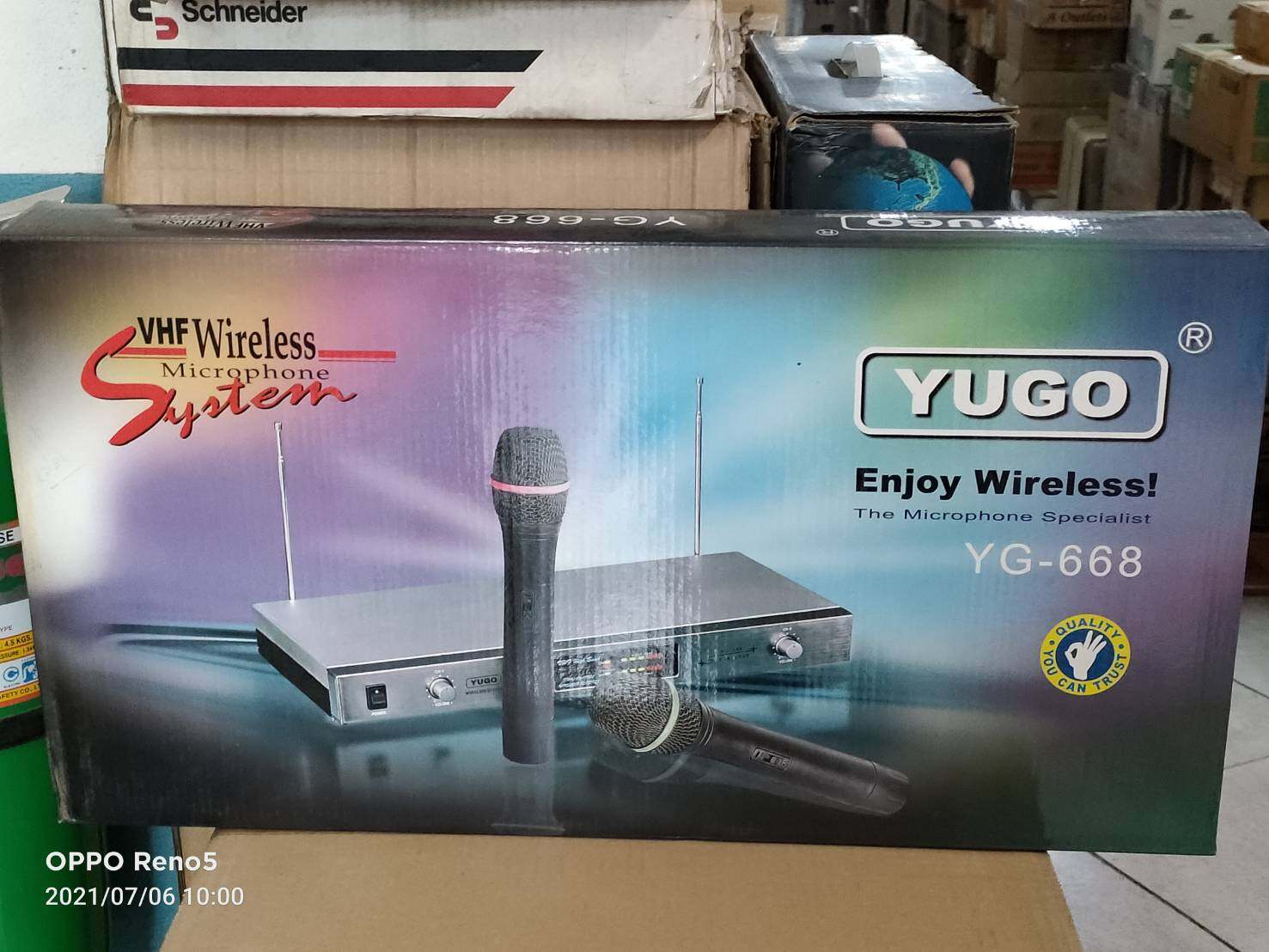 YUGO YG-668 WIRELESS MICROPHONE VHF