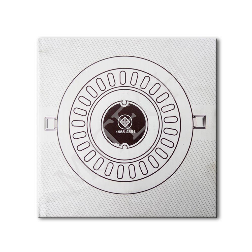 GATA โคมไฟ RECESSED DOWNLIGHT LED 4 นิ้ว ขอบขาว 8W (แบบกลม) Daylight(แสงสีขาว)