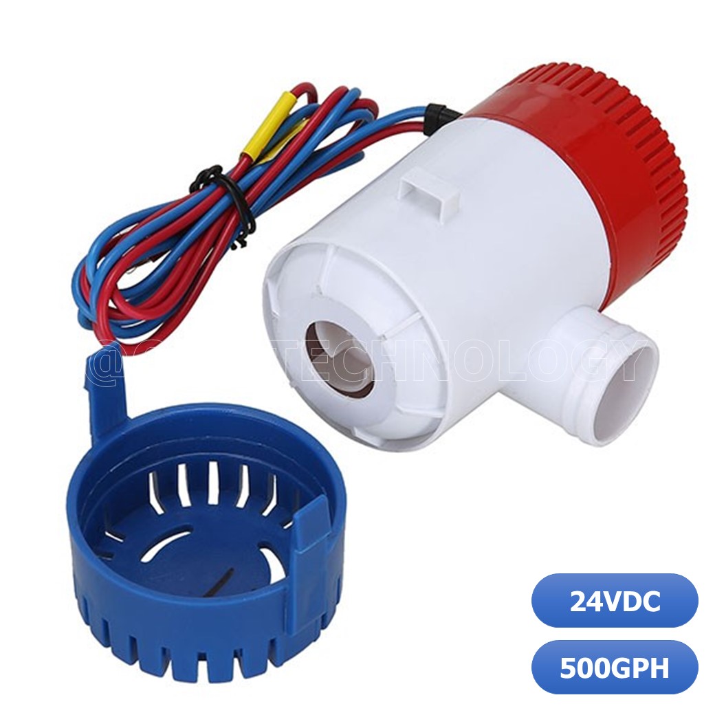 (1ชิ้น) NC503 ปั้มแช่ ปั้มน้ำ โซล่าปั้ม Bilge Pump DC24V 500GPH