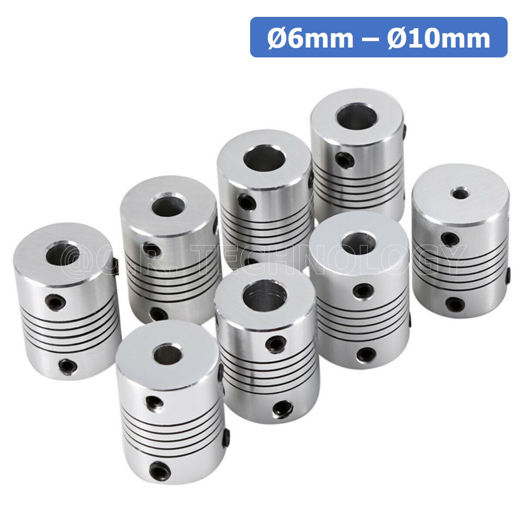 (1ชิ้น) KR459 6-10 คัปปลิ้ง ข้อต่อเพลามอเตอร์ คัปปิ้ง มอเตอร์ ข้อต่อแกนมอเตอร์ Elastic Coupling ขนาดรูเพลา 6mm-10mm