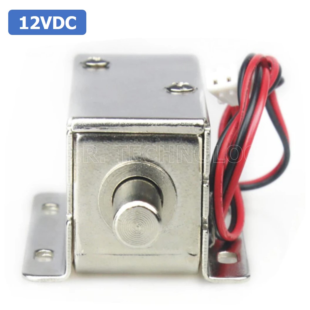 (1ชิ้น) GD030 กลอนไฟฟ้า กลอนแม่เหล็กไฟฟ้า กลอนประตูไฟฟ้า LY-01 12VDC 0.4A 4.8W Electromagnetic Lock โซลินอยด์ล็อค Solenoid lock