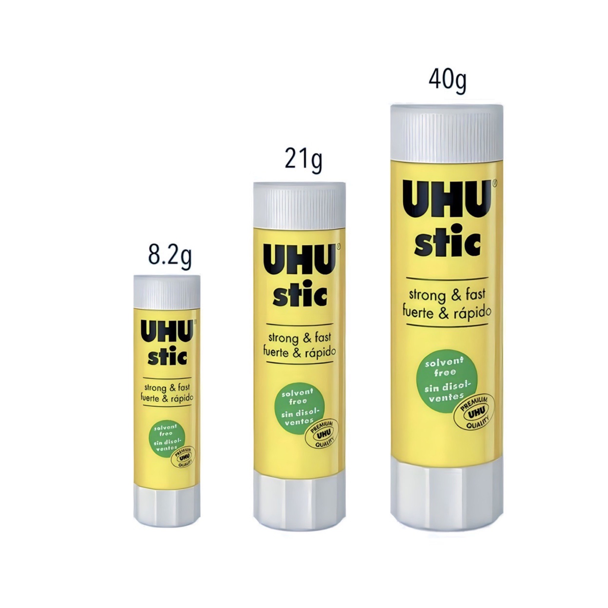 กาวแท่ง ยี่ห้อ UHU แบบ 3 ขนาด UHU Stick