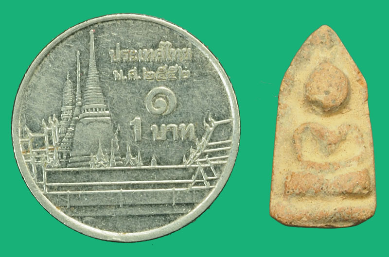 *37270 พระแผงเชตุพน ตัดเดี่ยว สุโขทัย เนื้อดิน 13