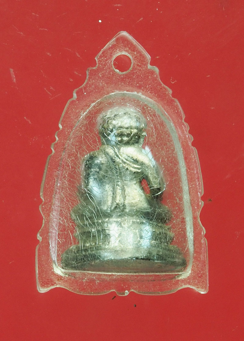 *29038 พระสังกัจจายณ์ บรมครู หลวงพ่อเต๋ คงทอง วัดสามง่าม นครปฐม ปี 2519 เนื้อเงิน 36