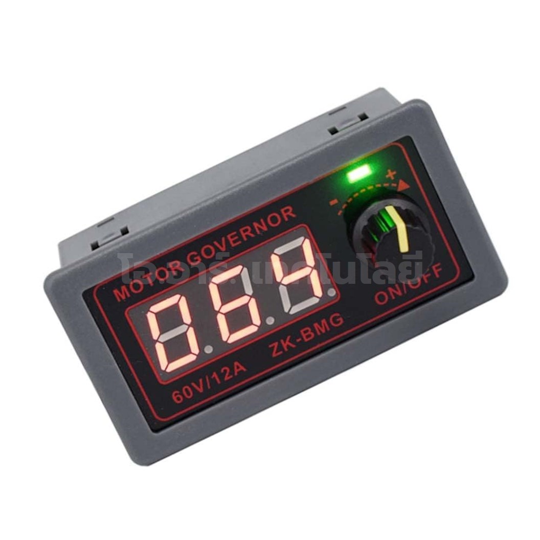 ZK-BMG ตัวปรับความเร็วรอบมอเตอร์ 9-60VDC 12A 500W PWM Motor DC Speed Controller Motor Governor ที่ควบคุมความเร็วรอบ ตัวปรับมอเตอร์