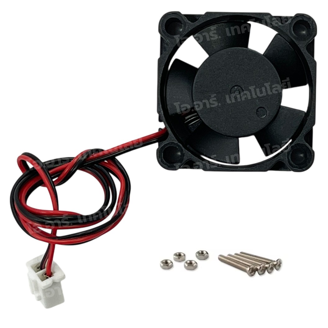 FAN 3010 DC 5V/12V พัดลมระบายอากาศ ขนาดเล็ก 30x30mm พัดลมระบายความร้อน 5VDC/12VDC Mini Fan DC ขนาด 3x3cm Brushless Cooling Fan FAN3010