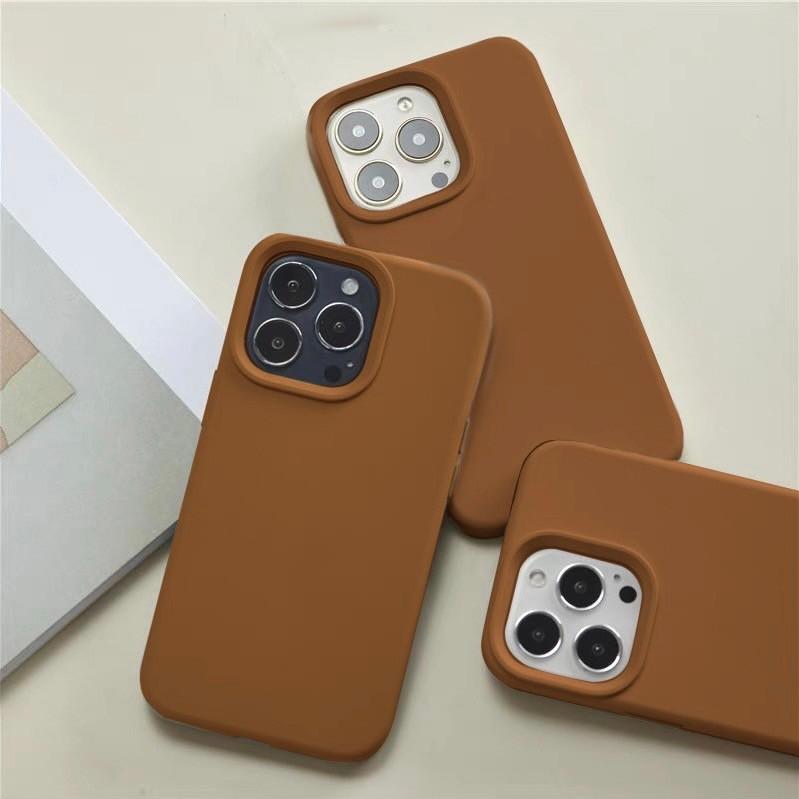 Premium Silicone Case (Coffee Brown)