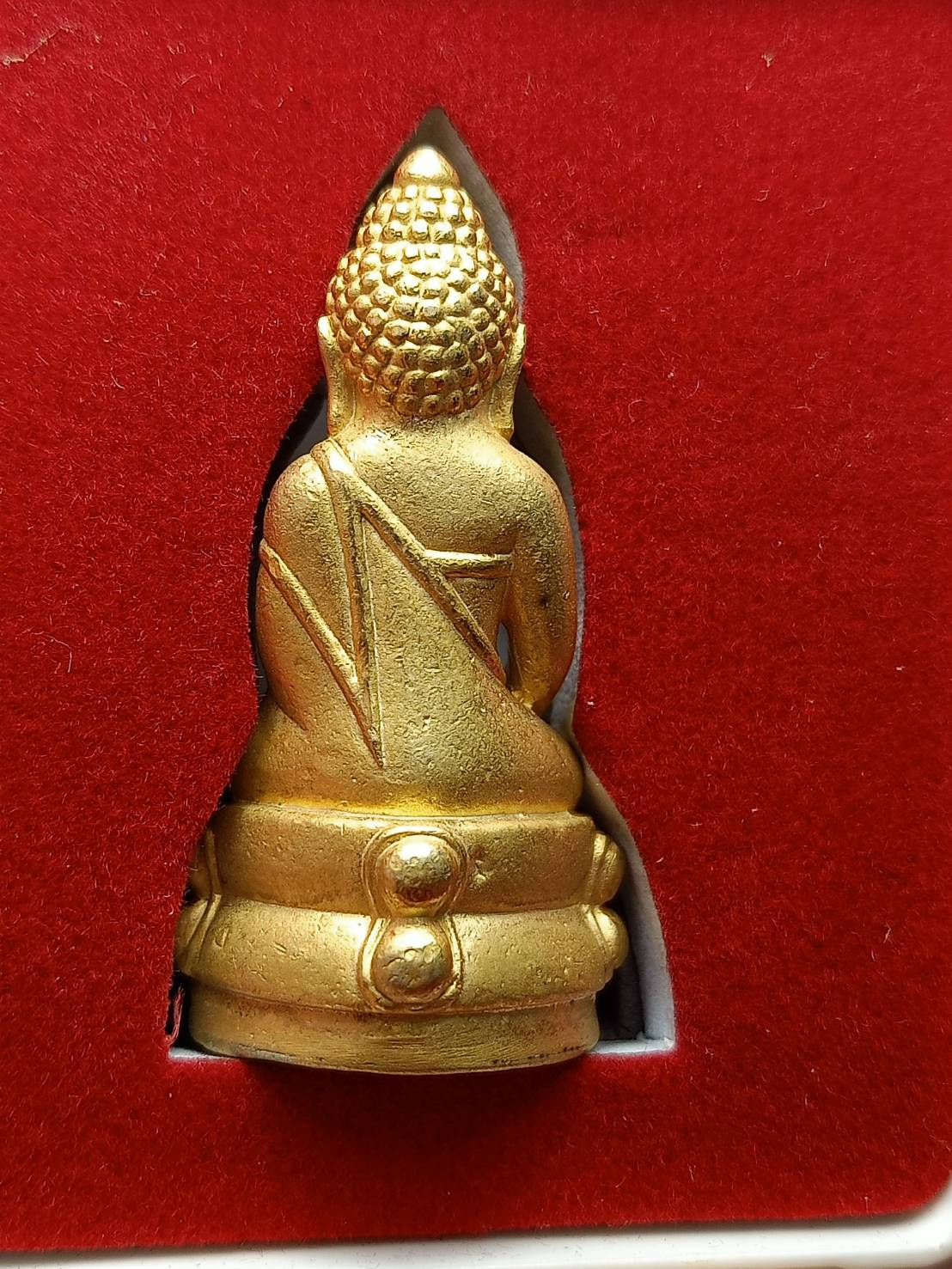 ระกริ่งใหญ่หล่อโบราณดินไทย เนื้อกะไหล่ทอง รุ่ มหามงคลเจริญสุข วัดบวรนิเวศวิหาร กทม. พร้อมกล่อง (SKU-08234)