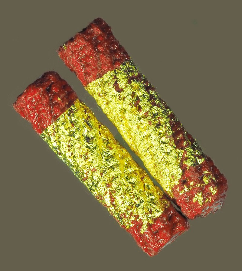 ขายแล้ว*39530 ตะกรุดแดง อาจารย์จำลอง วัดเจดีย์แดง อยุธยา จำนวน 2 ดอก 12