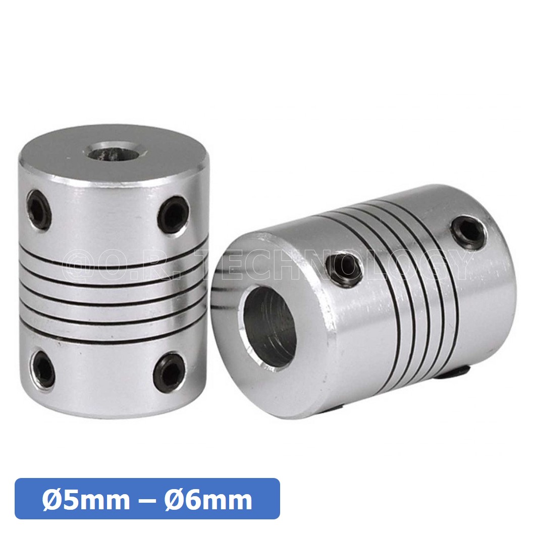 (1ชิ้น) KR459 5-6 คัปปลิ้ง ข้อต่อเพลามอเตอร์ คัปปิ้ง มอเตอร์ ข้อต่อแกนมอเตอร์ Elastic Coupling ขนาดรูเพลา 5mm-6mm