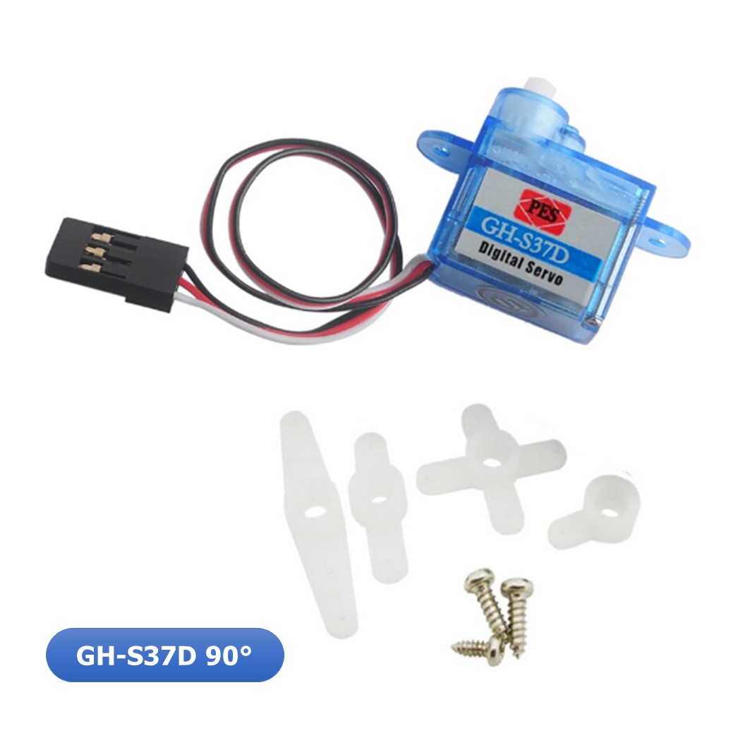 (1ชิ้น) AA359 เซอร์โวมอเตอร์ Micro servo 3.7G GH-S37D 90 องศา