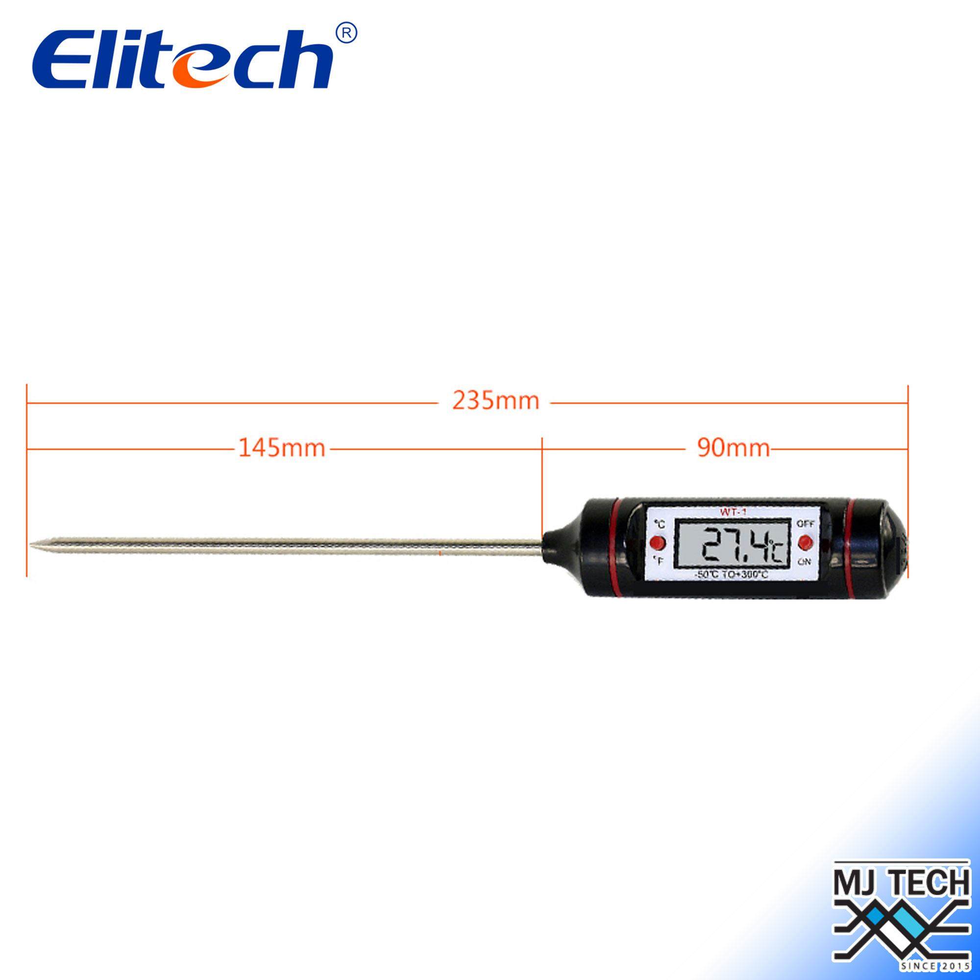 Elitech เทอร์โมมิเตอร์ดิจิตอล ชนิดจุ่มหรือเสียบ รุ่น WT-1 (ของแท้)