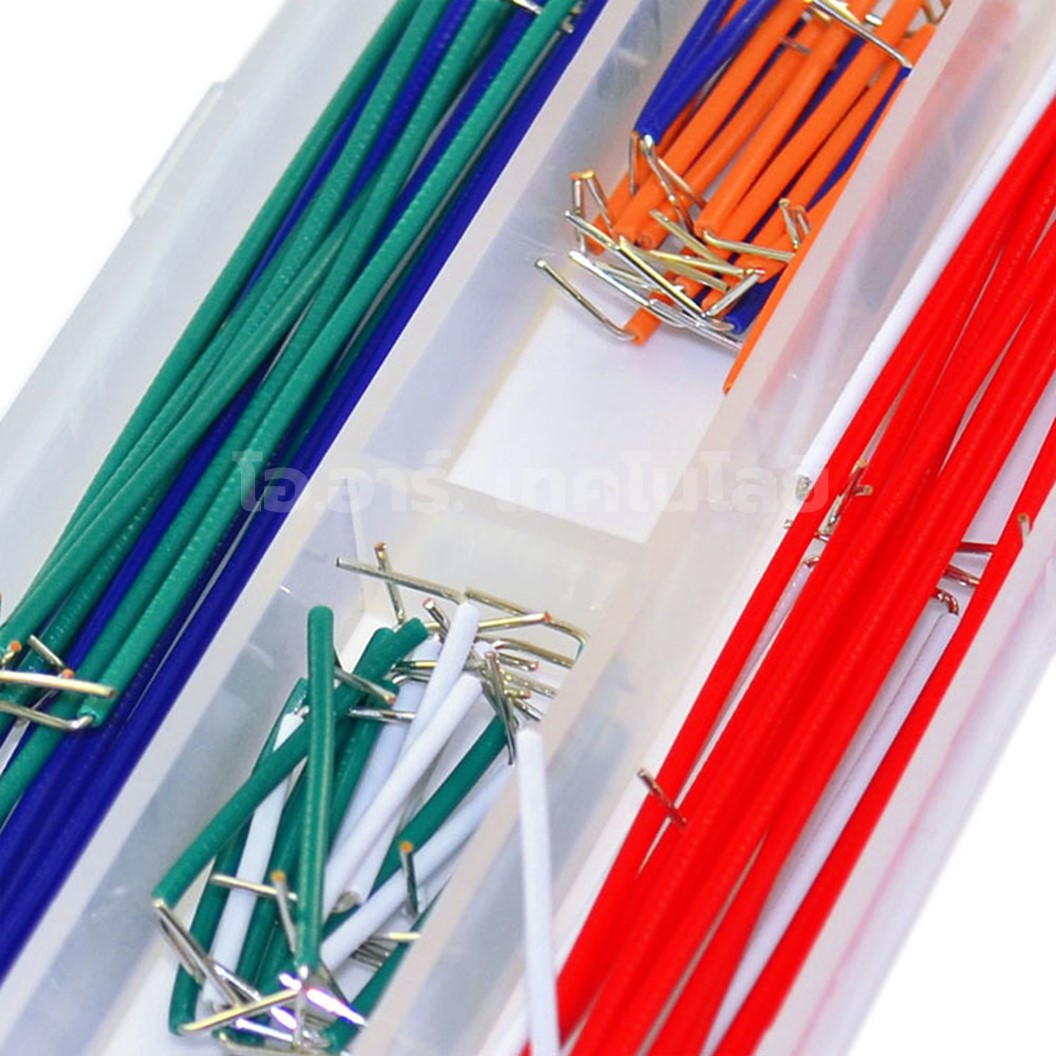 ชุด สายเชื่อมต่อวงจร สายจัมเปอร์ 140ชิ้น/560ชิ้น/840ชิ้น U Shape Shield Breadboard Jumper Wires Grade A สายต่อวงจร wiring cable