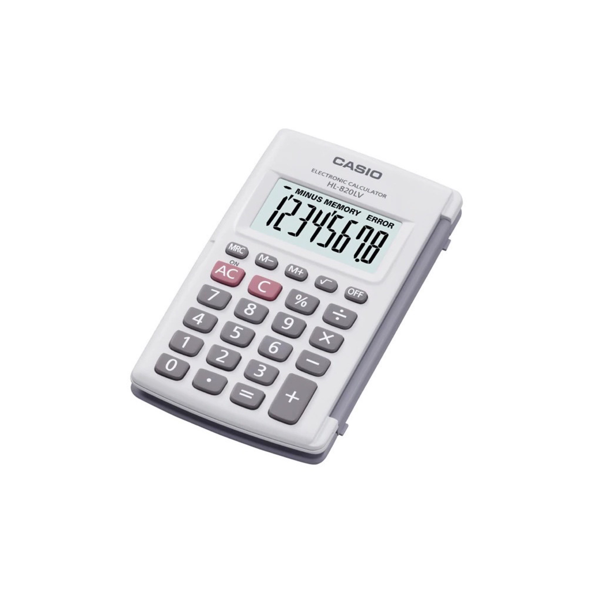 เครื่องคิดเลข คาสิโอ HL-820 LV 8 หลัก