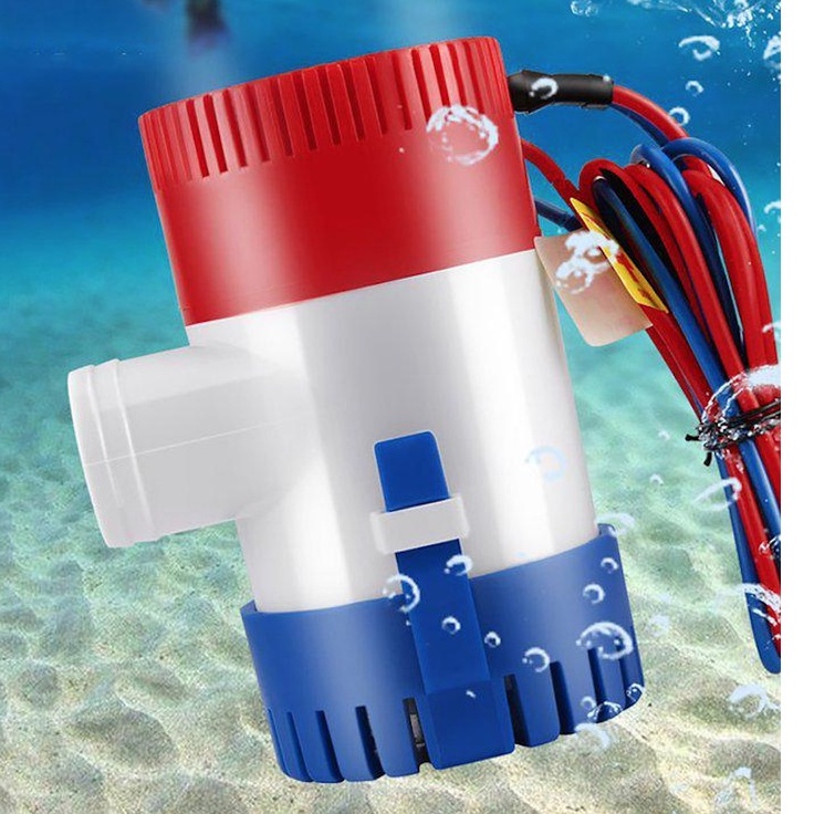 ปั๊มน้ำ DC 12v ปั๊มน้ำโซล่าเซลส์ ปั้มน้ำบ่อปลา น้ำพุ ปลูกผัก น้ำตก ปั้มน้ำเรือ 1100GPH